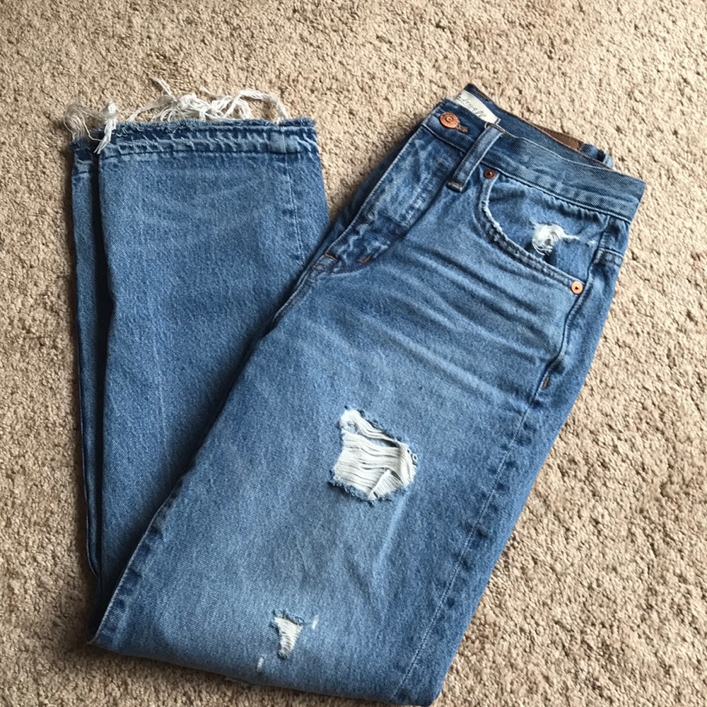 Madewell classic straight jean